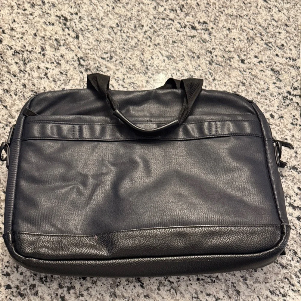 Quilted Black Briefcase/laptop case
